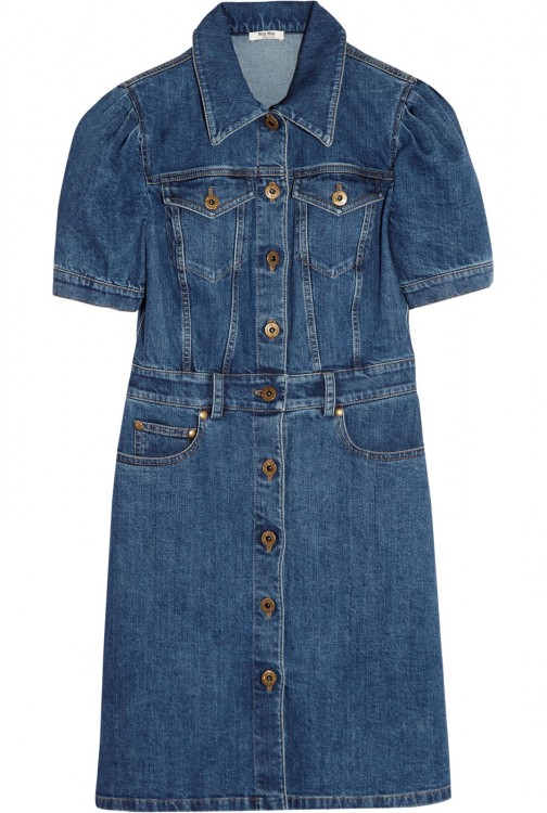 MIU MIU Denim mini dress