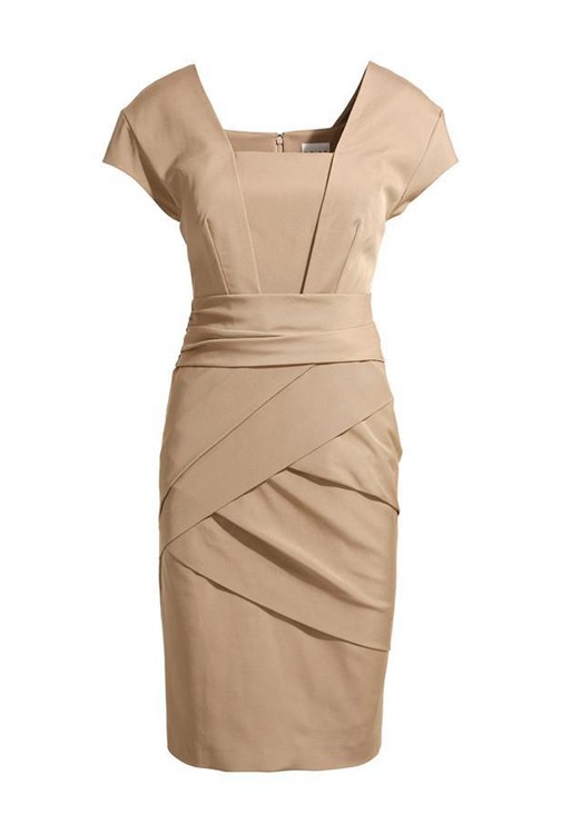 [NWOT] ショートスリーブ　フォルド デザイン フォーマル ドレス