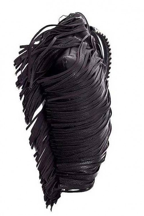 Fringed PU leather Tote bag