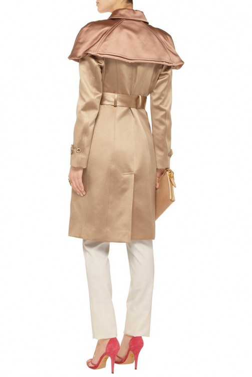 BURBERRY PRORSUM Satin trench coat