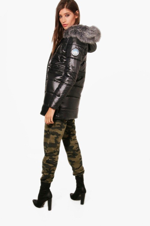 Molly Synch Waist High Shine Padded Coat