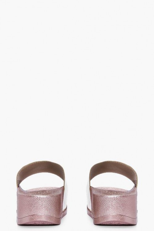 Gracie Metallic Sliders