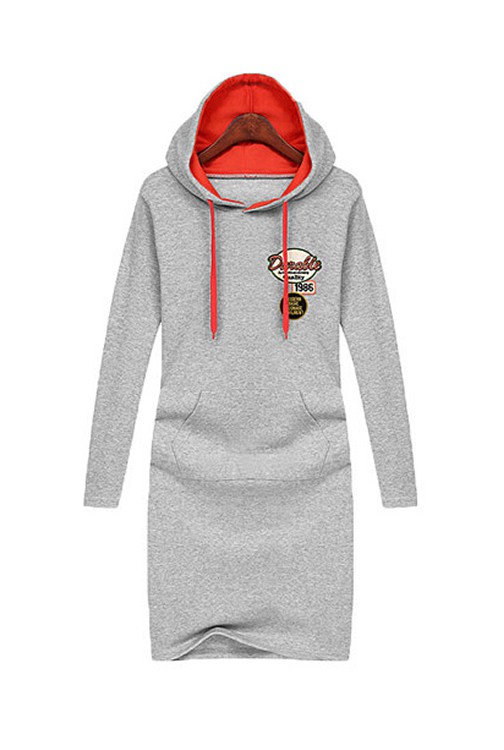 Hoodie ports sweater dress