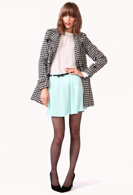 Forever 21 white long sleeved high neck lace panels back bow blouse