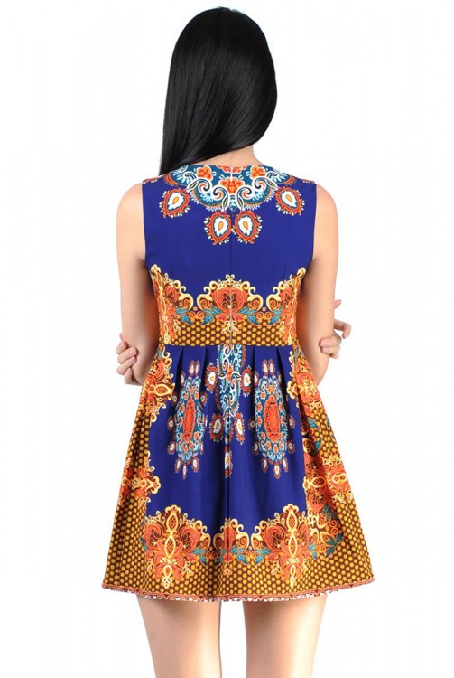 GMグラディス·ロワイヤルワンピース（ブルー）