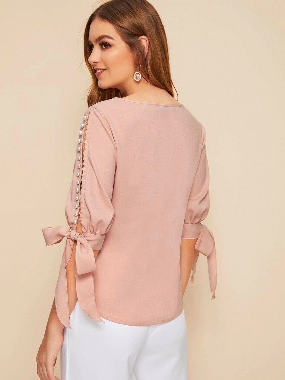 パールビーズ ノットカフ トップ