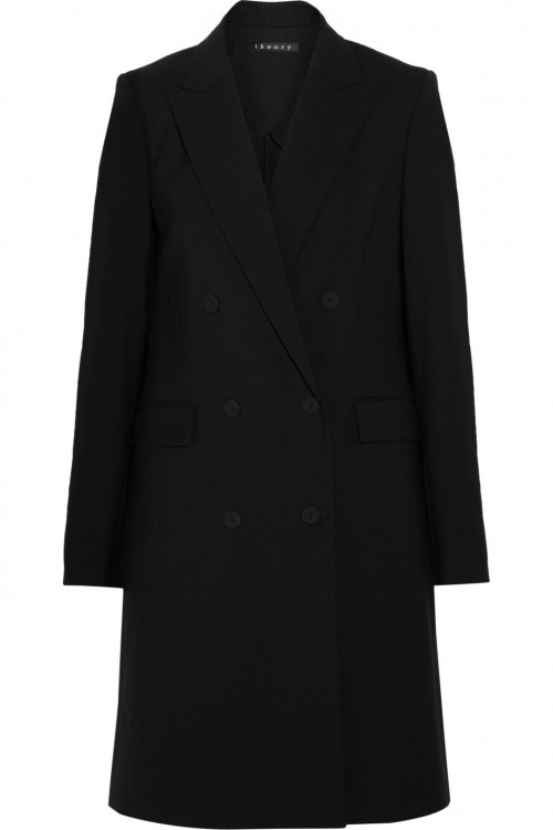 THEORY Irima stretch-wool twill coat