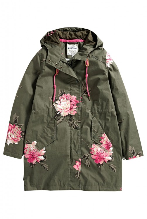 JOULES Storm Waterproof Floral Parka