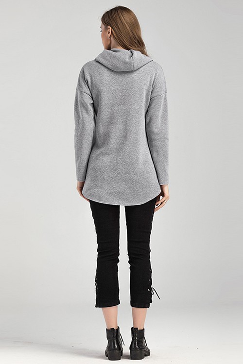 ルーズ　ロングスリーブ　スウィットパーカー