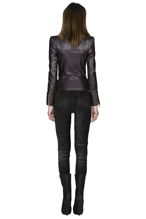 [NWOT]  Vintage Denim Printed Black Leggings