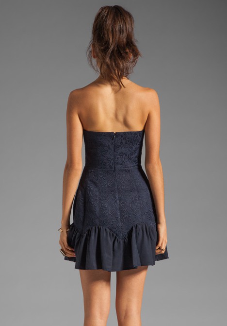 keepsake Thing Called Love Dress in Navy