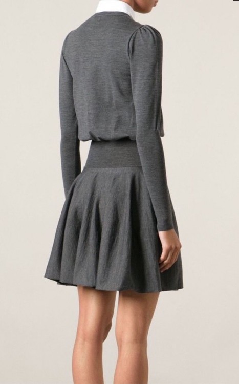 アレキサンダー マックイーン ロングスリーブのセータードレス