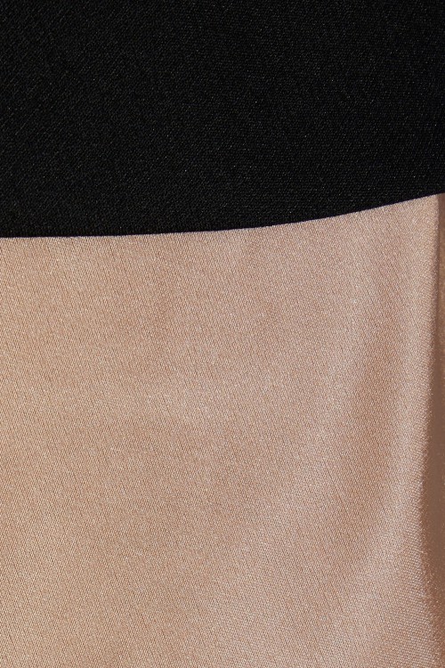 VALENTINO Cape-effect wool and silk-blend cady mini dress