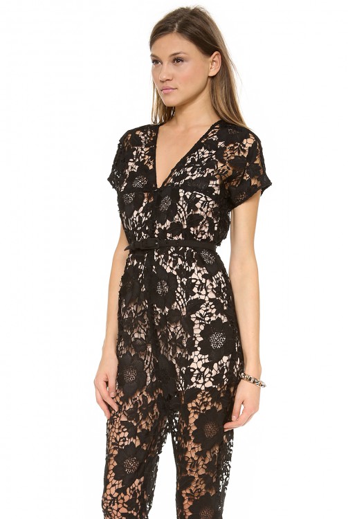RACHEL COMEY Glinda Lace Jumpsuit