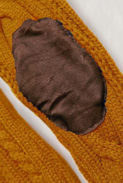 O-neck long sleeve jacquard pullover knit sweater