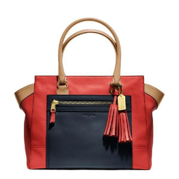 コーチ レガシー カラーブロック キャリーオール