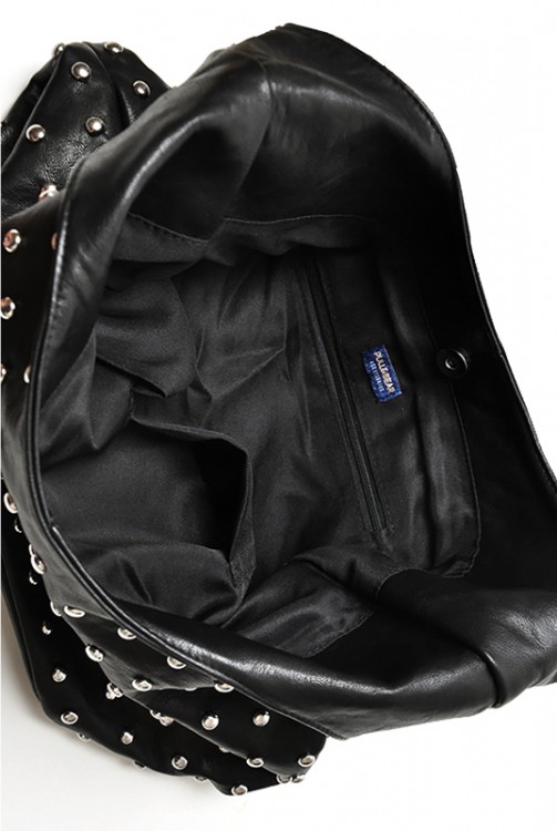 Rivet PU Leather Hobo
