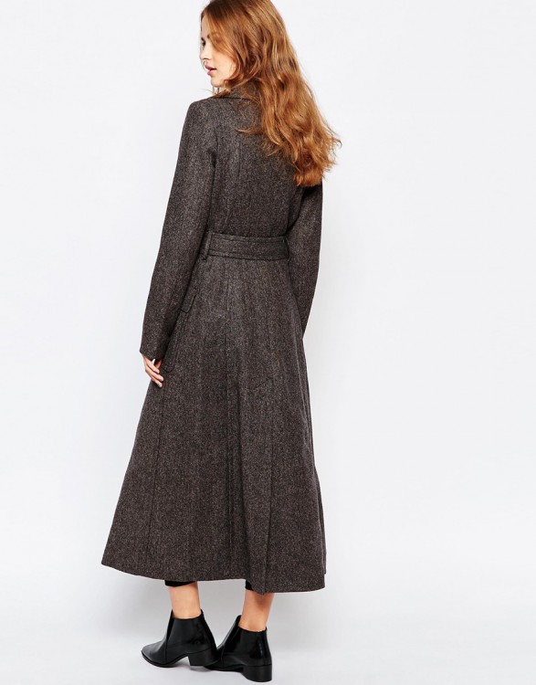 Cooper & Stollbrand Full Length Trench Coat with Tie Belt