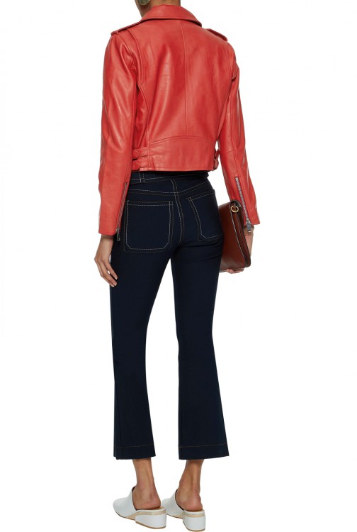 W118 BY WALTER BAKER Liz leather biker jacket