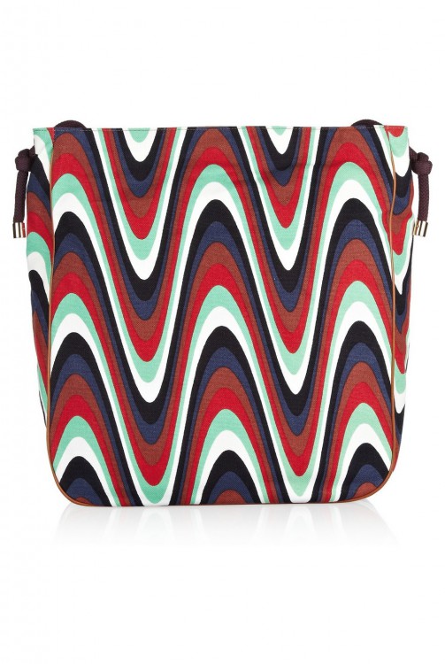 M MISSONI Printed canvas shoulder bag