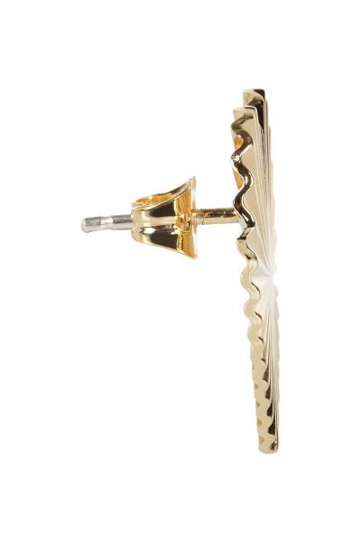 BING BANG Gold-plated heart earrings