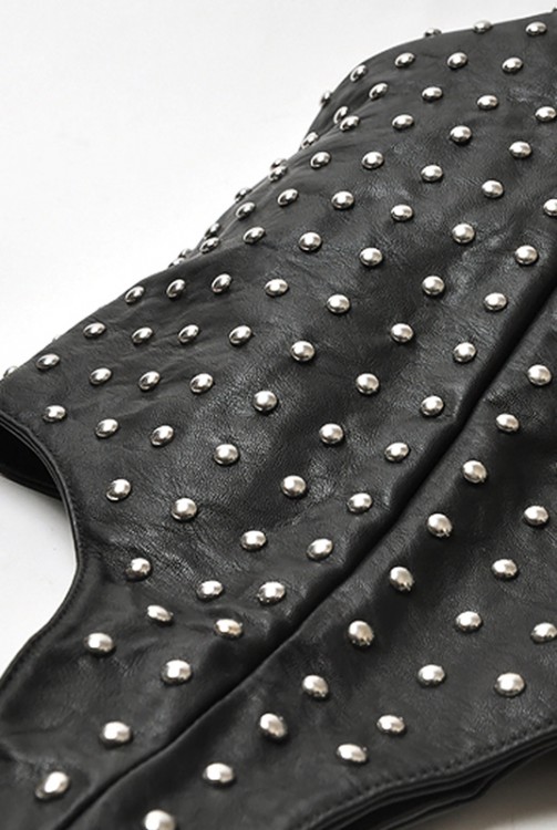 Rivet PU Leather Hobo