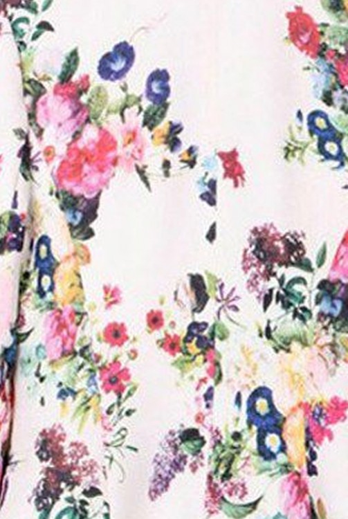 Slim Fit Floral Prints Blazer