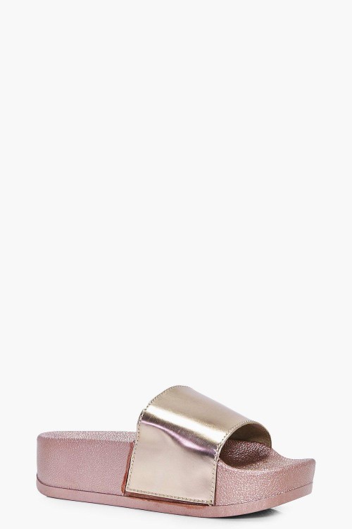 Gracie Metallic Sliders