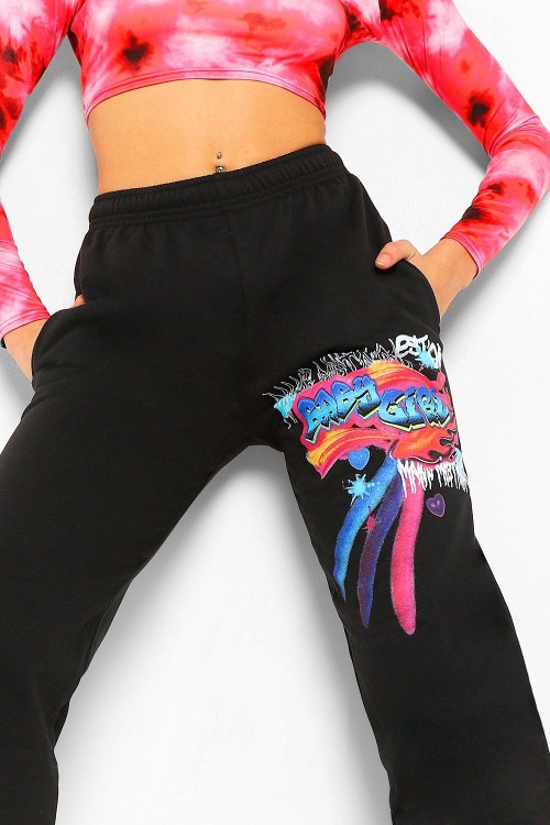Grafitti Print Jogger