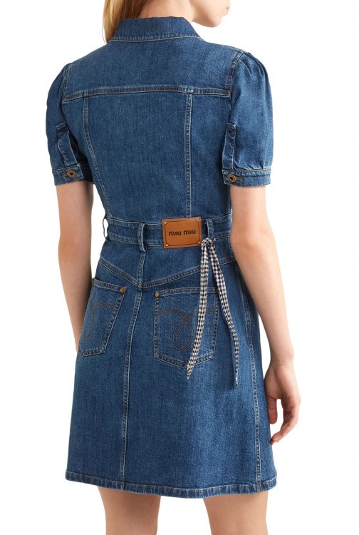 MIU MIU Denim mini dress