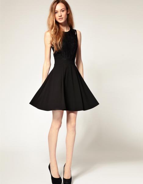 Lace Open Back Dress Slim Sleeveless Dress