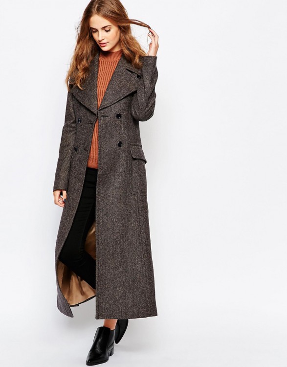 Cooper & Stollbrand Full Length Trench Coat with Tie Belt