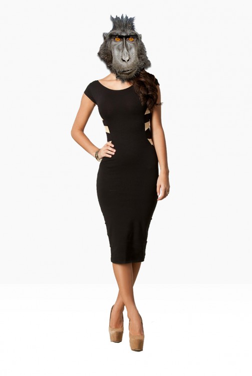 Backless Stretch Pencil Dress