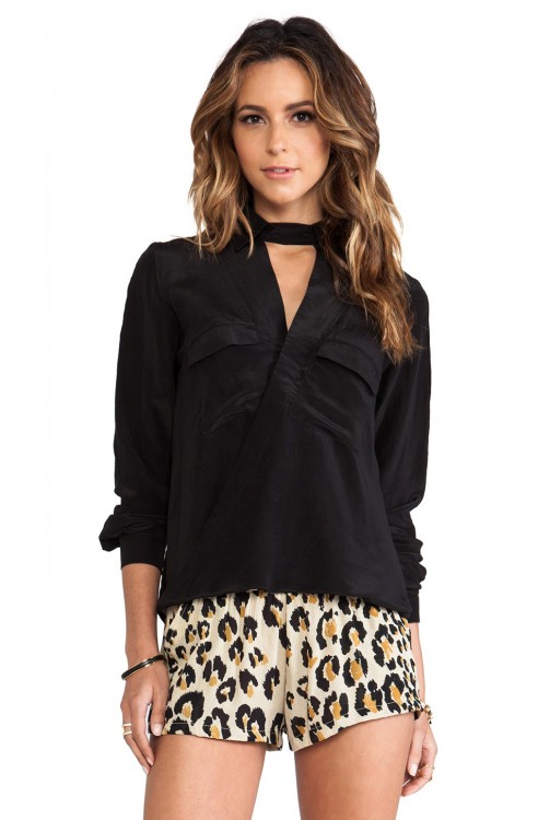 エリオットラベル　クロスオーバー シャツ