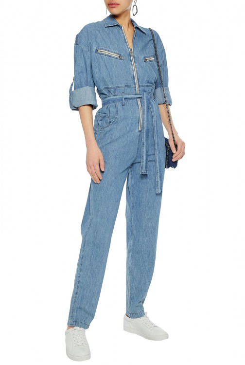 IRO Polly cotton-chambray jumpsuit
