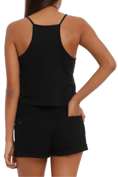 HOT TOPIC The Breakfast Club Group Dance Girls Crop Tank Top