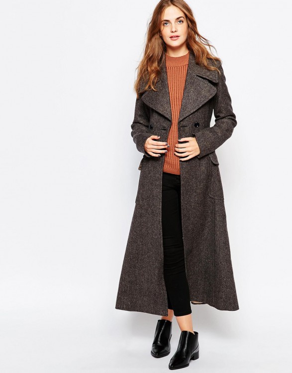 Cooper & Stollbrand Full Length Trench Coat with Tie Belt