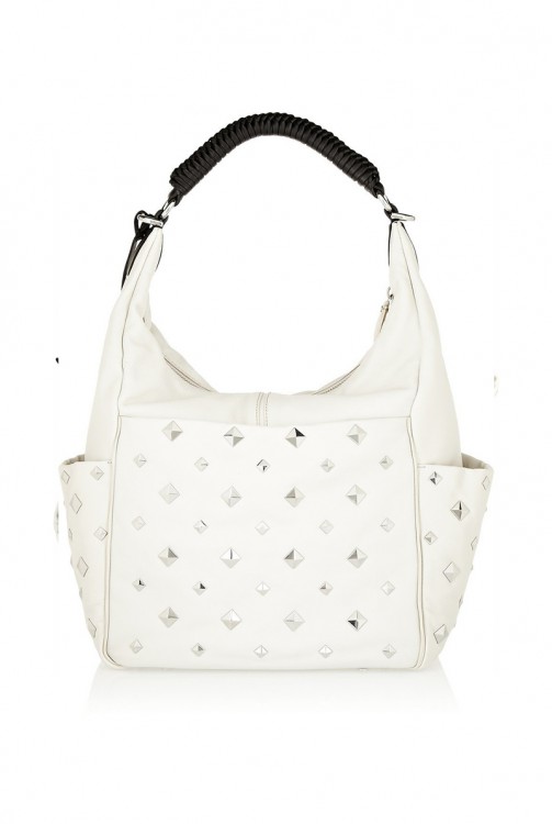 DIANE VON FURSTENBERG Franco Pyramid leather shoulder bag