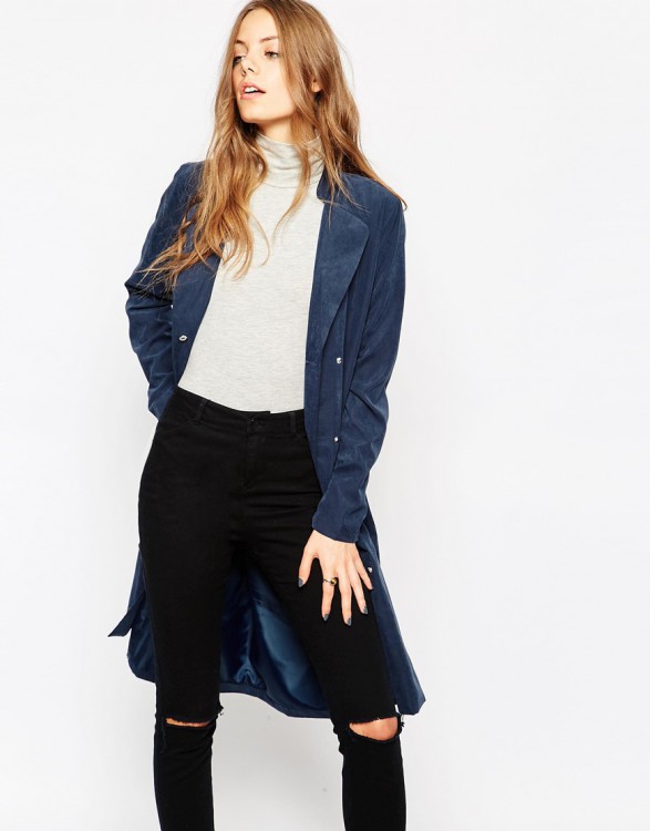 Noisy May Long Trench Coat