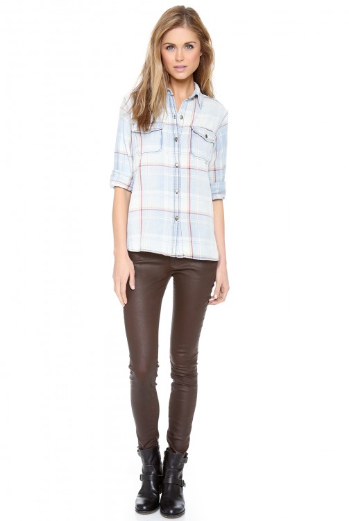 Current/Elliott アンクル スキニー コートジーンズ