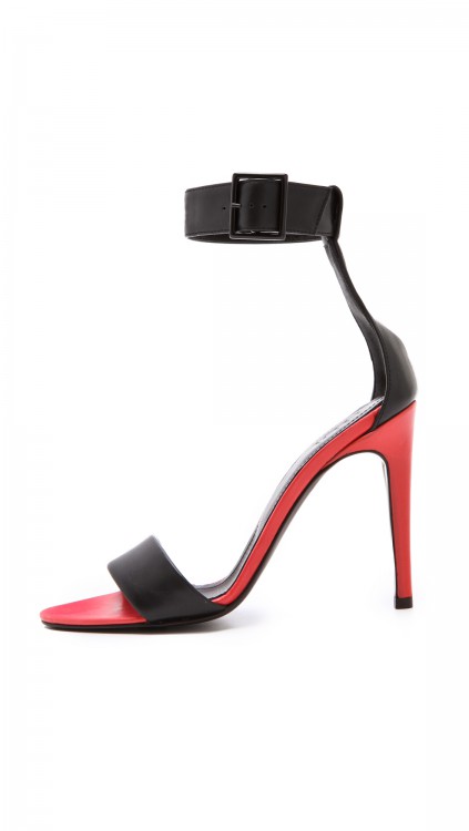 Tibi Carine Ankle Strap Sandals