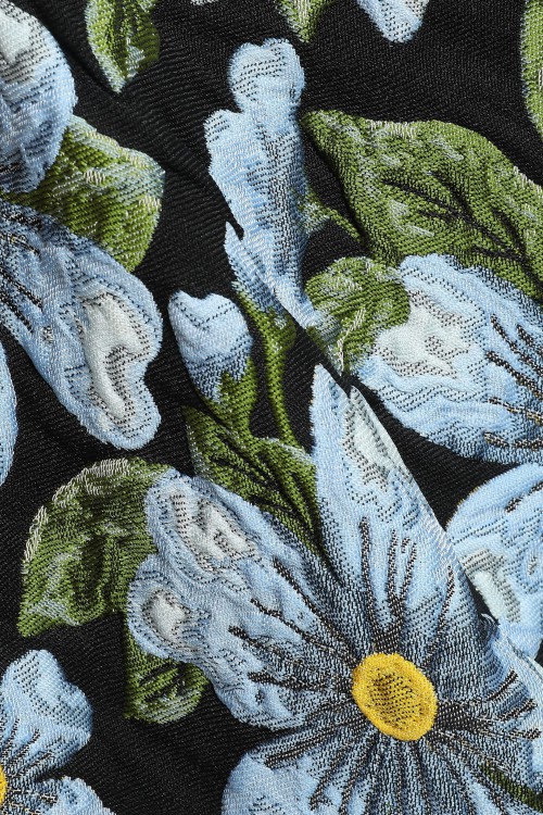 Dolce & Gabbana Floral-jacquard mini dress