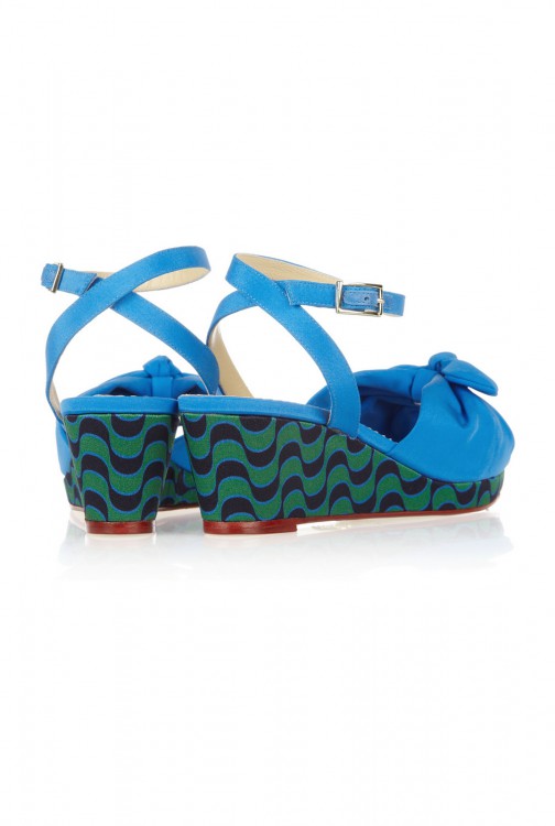 シャーロットオリンピア アレクサ クレープ ドゥ シネ ウェッジ サンダル