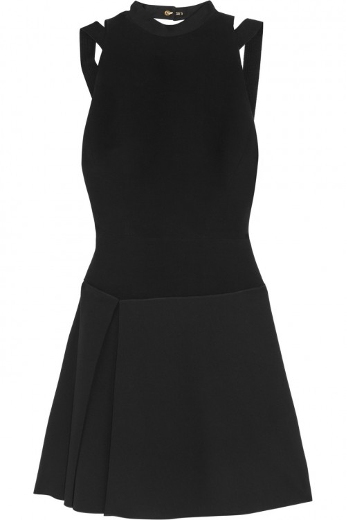 VICTORIA BECKHAM Cutout-back crepe dress