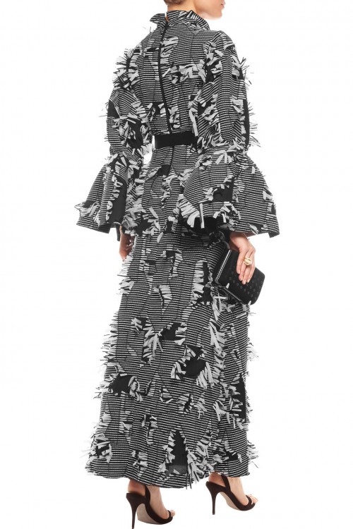 ROKSANDA Eden fil coupé jacquard maxi dress