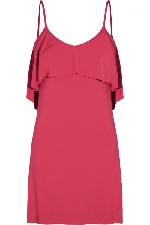 TART Reily ruffled stretch-jersey mini dress