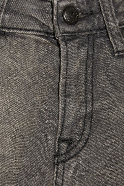 R13 Distressed mid-rise skinny jeans