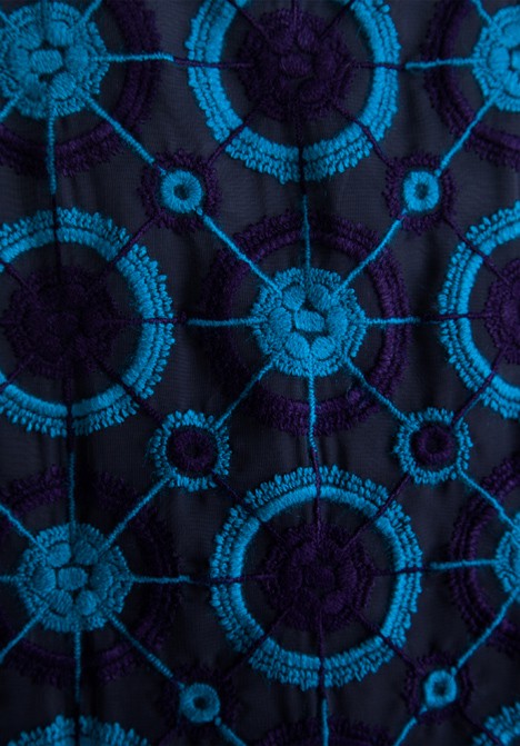 ANNA SUI Add To Boutique Circle Embroidered Tank Dress