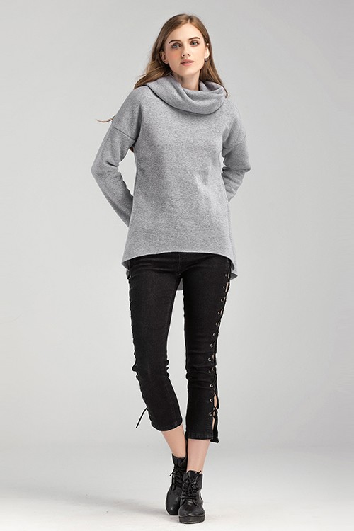 ルーズ　ロングスリーブ　スウィットパーカー