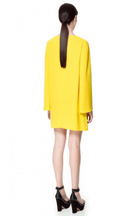 ZARA Dress with cape sleeve